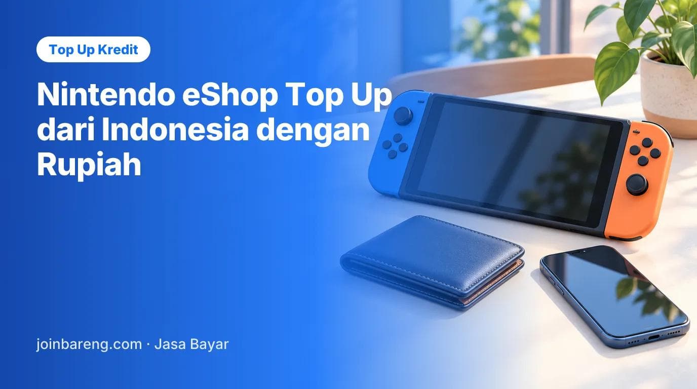 Nintendo eShop Top Up dari Indonesia dengan Rupiah
