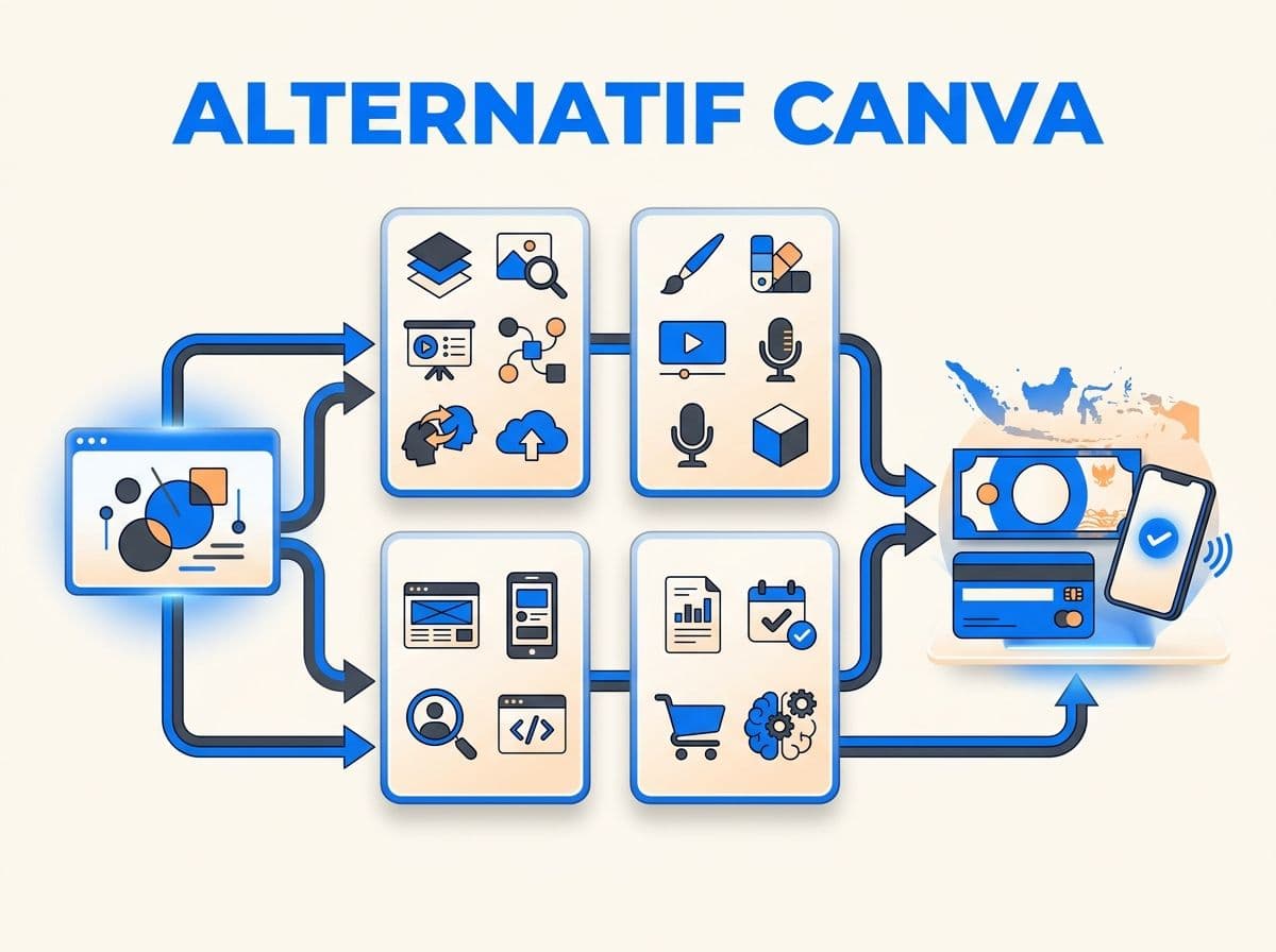 Alternatif Canva yang Bisa Dibayar dari Indonesia