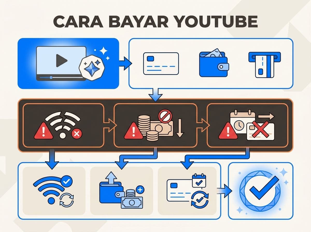 YouTube Premium Gagal Bayar? Ini Penyebab & Solusinya
