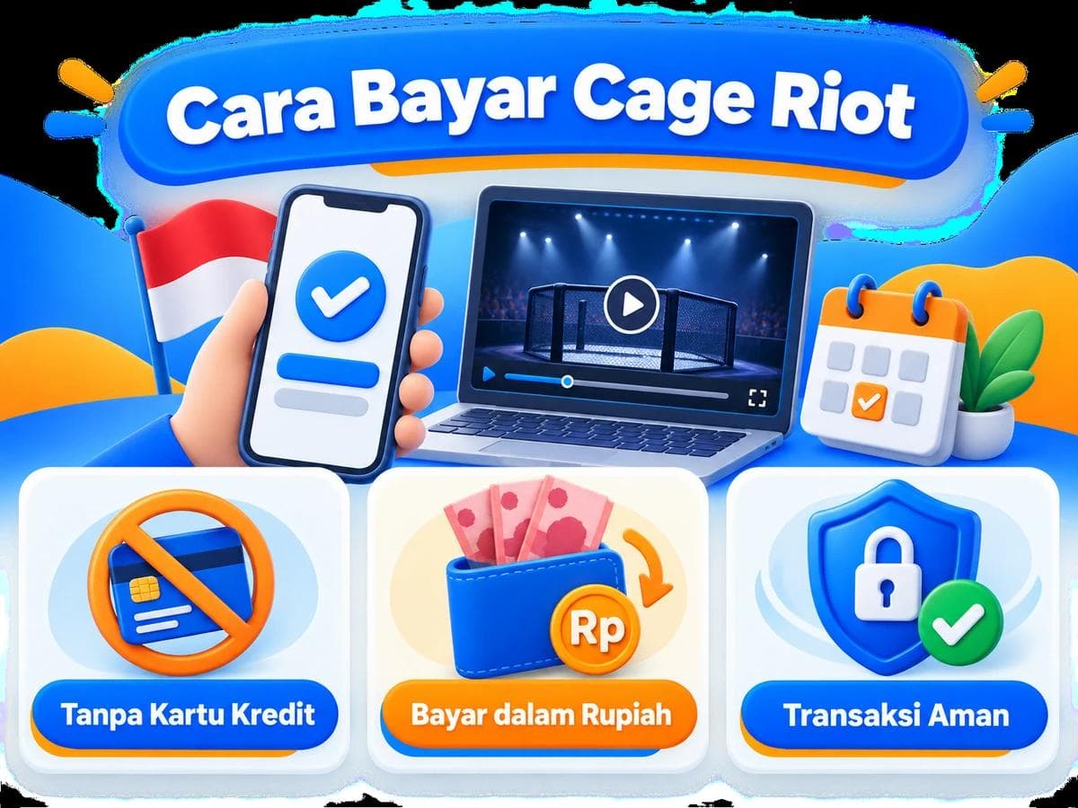 Cara Bayar Cage Riot dari Indonesia Tanpa Kartu Kredit
