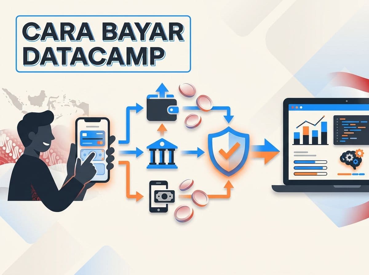 Cara Bayar DataCamp Premium dari Indonesia Tanpa Kartu Kredit