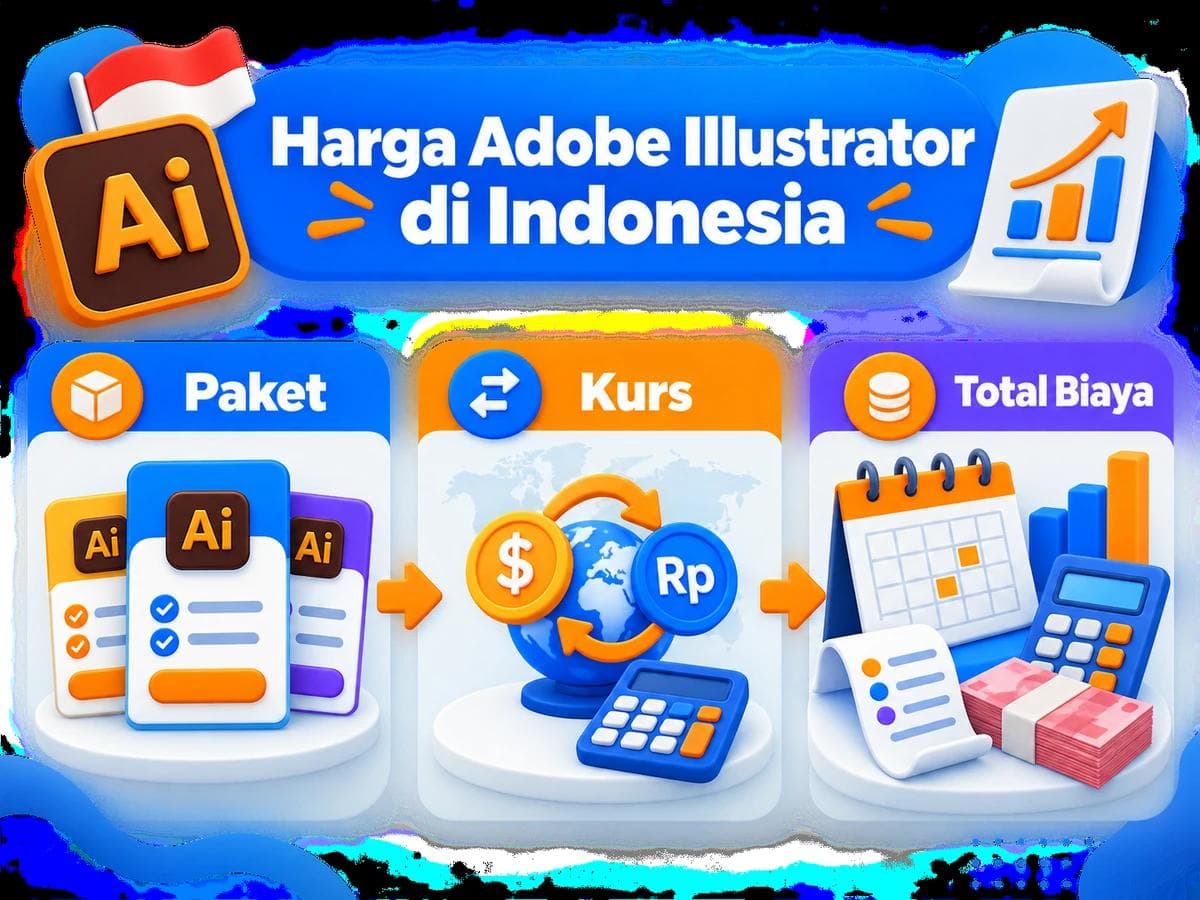 Harga Adobe Illustrator di Indonesia: Paket dan Total Rupiah