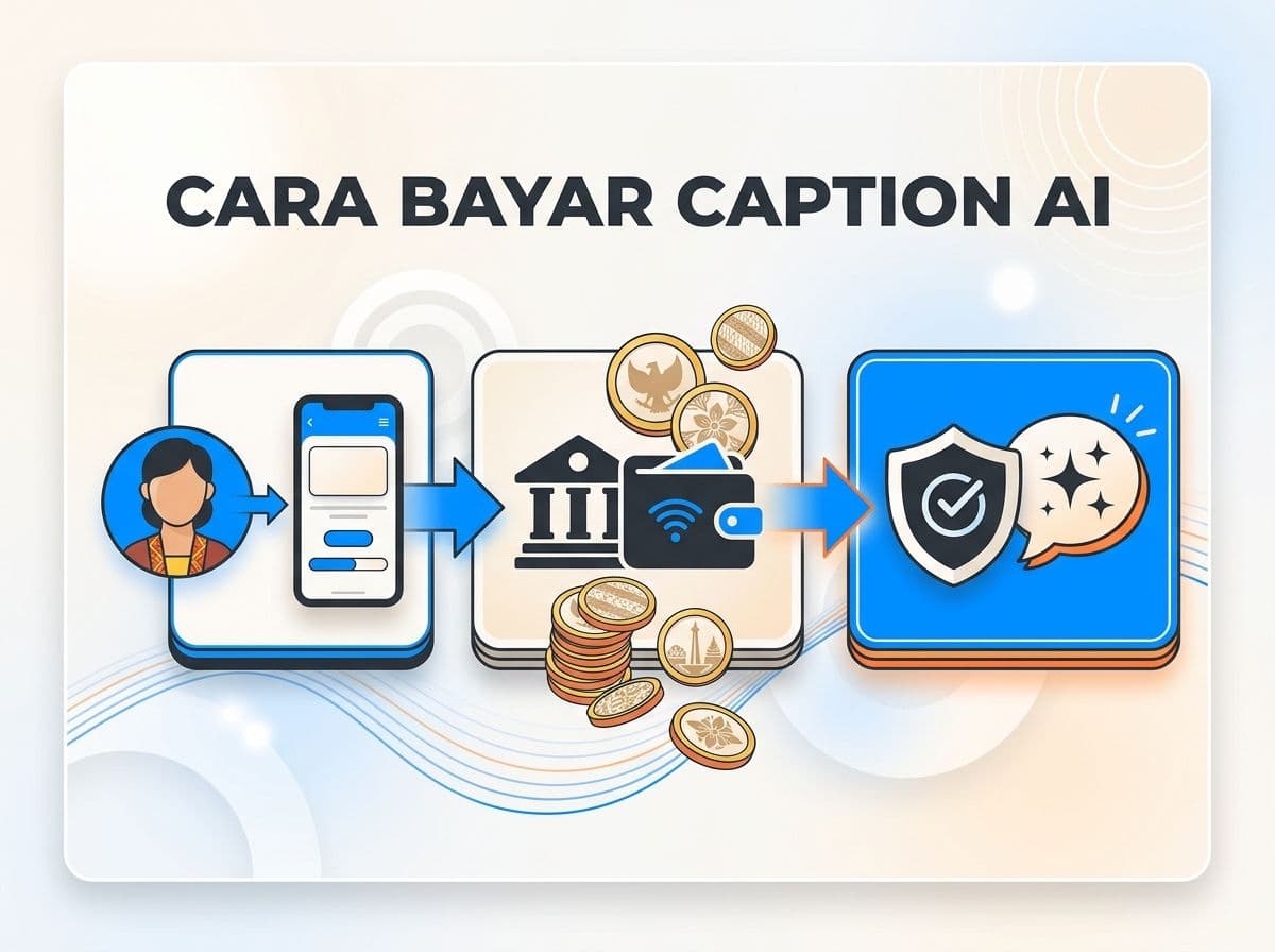 Cara Bayar Caption AI dari Indonesia Tanpa Kartu Kredit