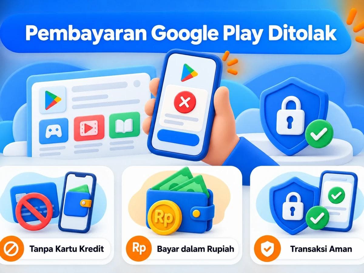 Pembayaran Google Play Ditolak? Ini Penyebab dan Solusinya