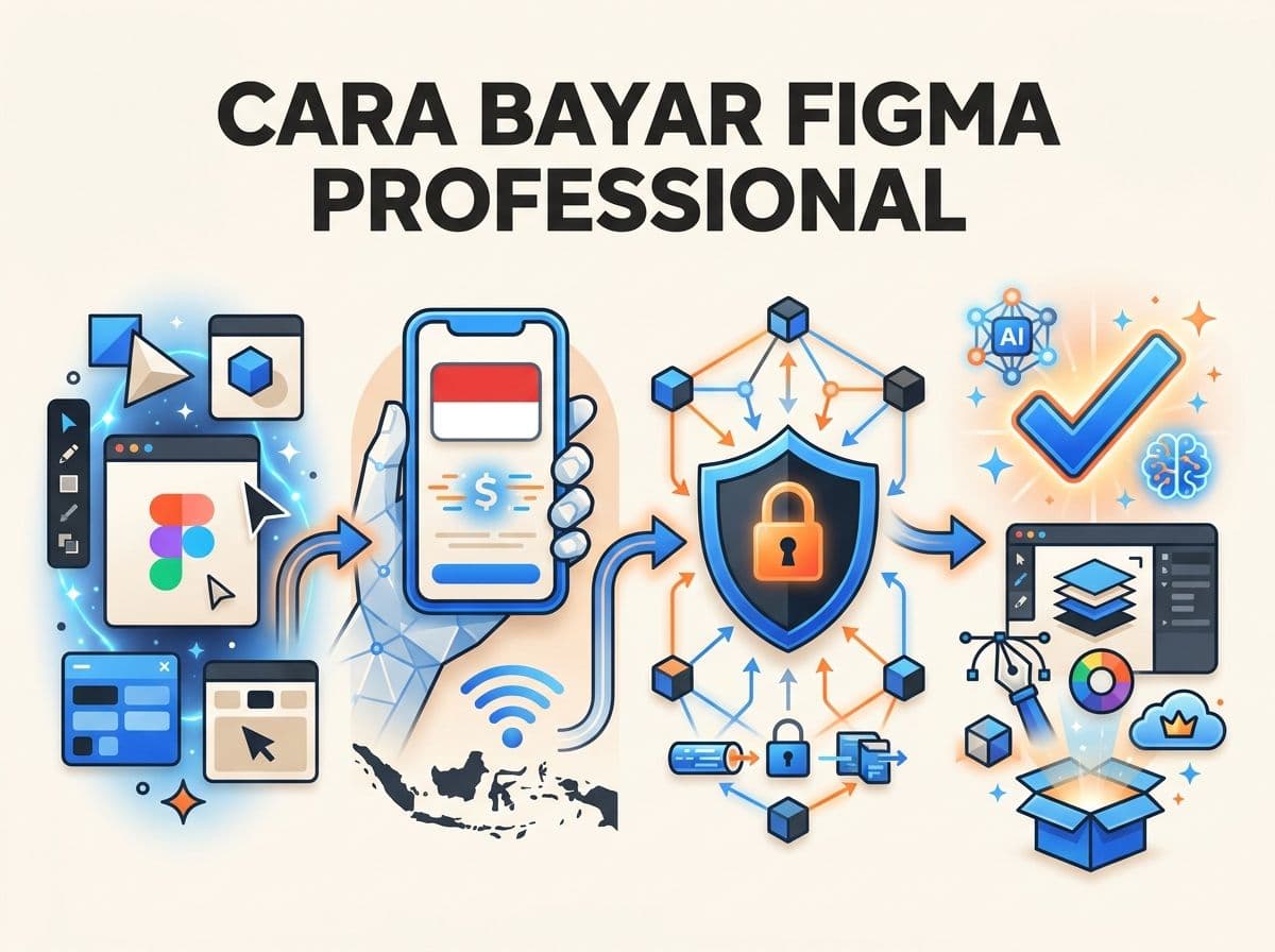Cara Bayar Figma Professional + AI dari Indonesia Tanpa Kartu Kredit