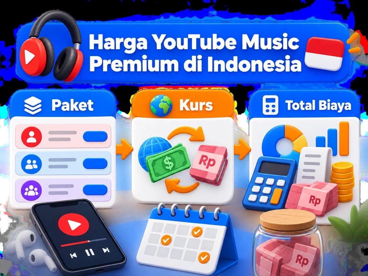 Harga YouTube Music Premium di Indonesia: Paket dan Total Rupiah