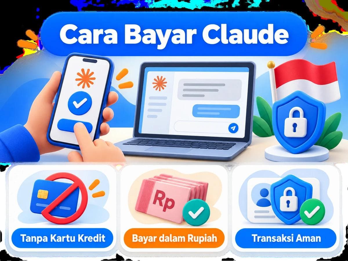 Cara Bayar Claude dari Indonesia Tanpa Kartu Kredit