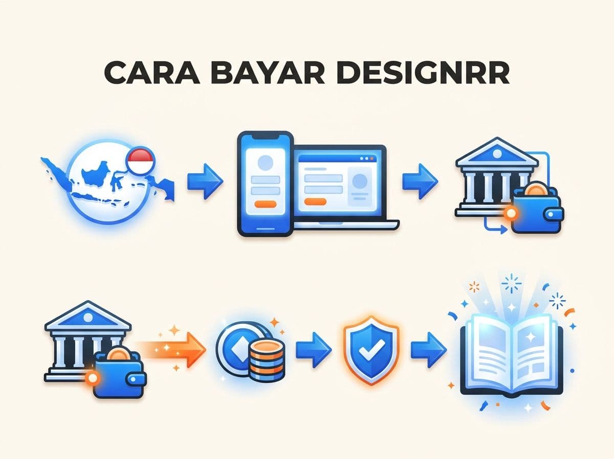 Cara Bayar Designrr dari Indonesia Tanpa Kartu Kredit