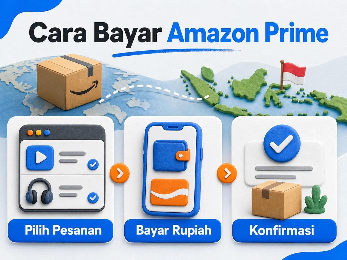 Cara Bayar Amazon Prime dari Indonesia Tanpa Kartu Kredit