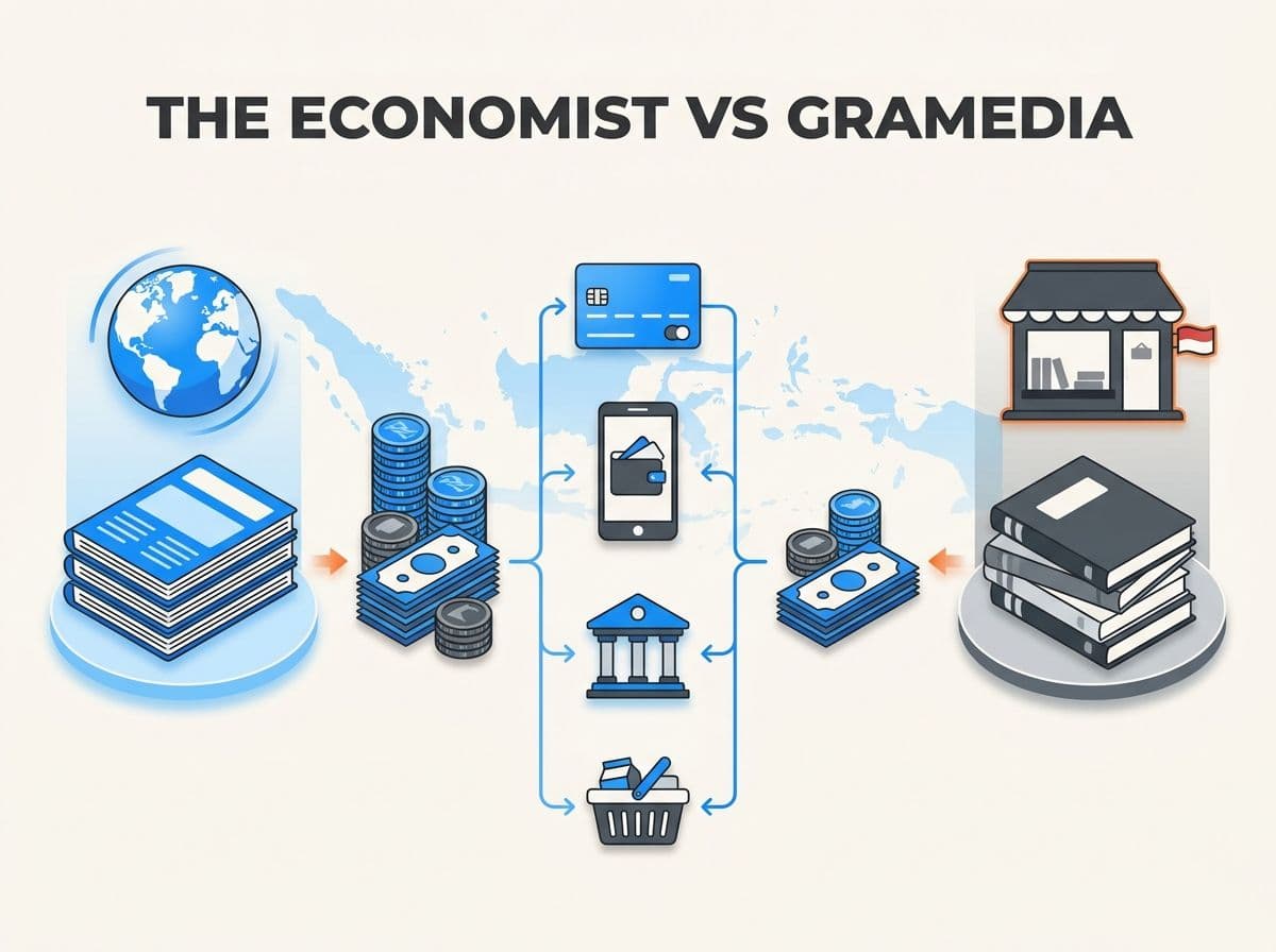The Economist vs Gramedia: Harga dan Cara Bayar dari Indonesia