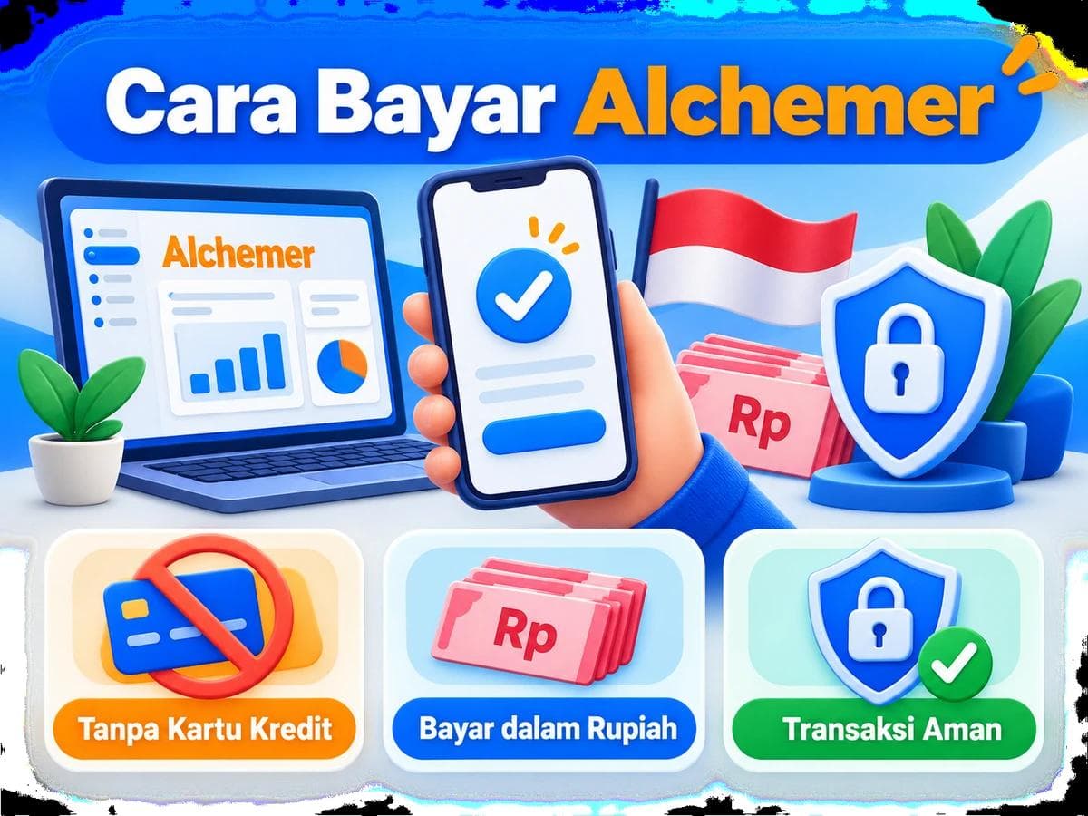 Cara Bayar Alchemer dari Indonesia Tanpa Kartu Kredit