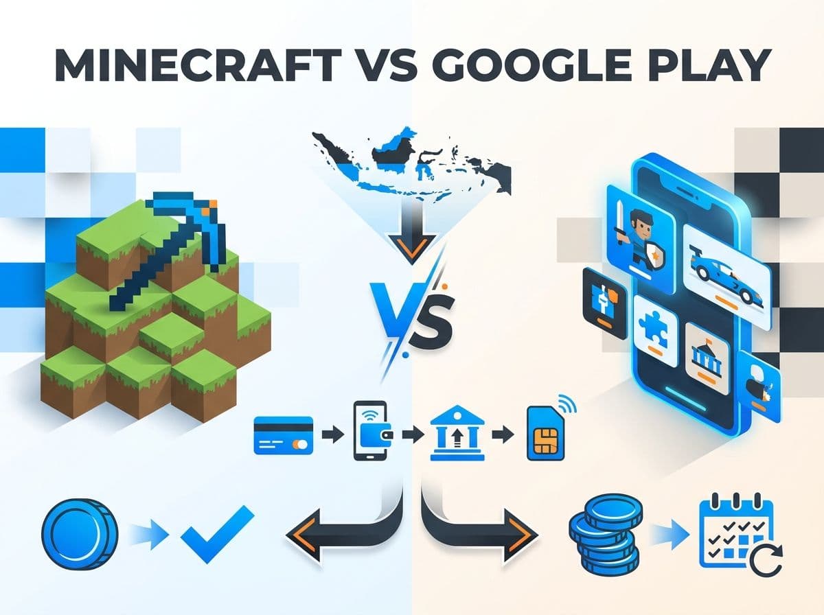 Minecraft vs Google Play Pass: Harga dan Cara Bayar dari Indonesia