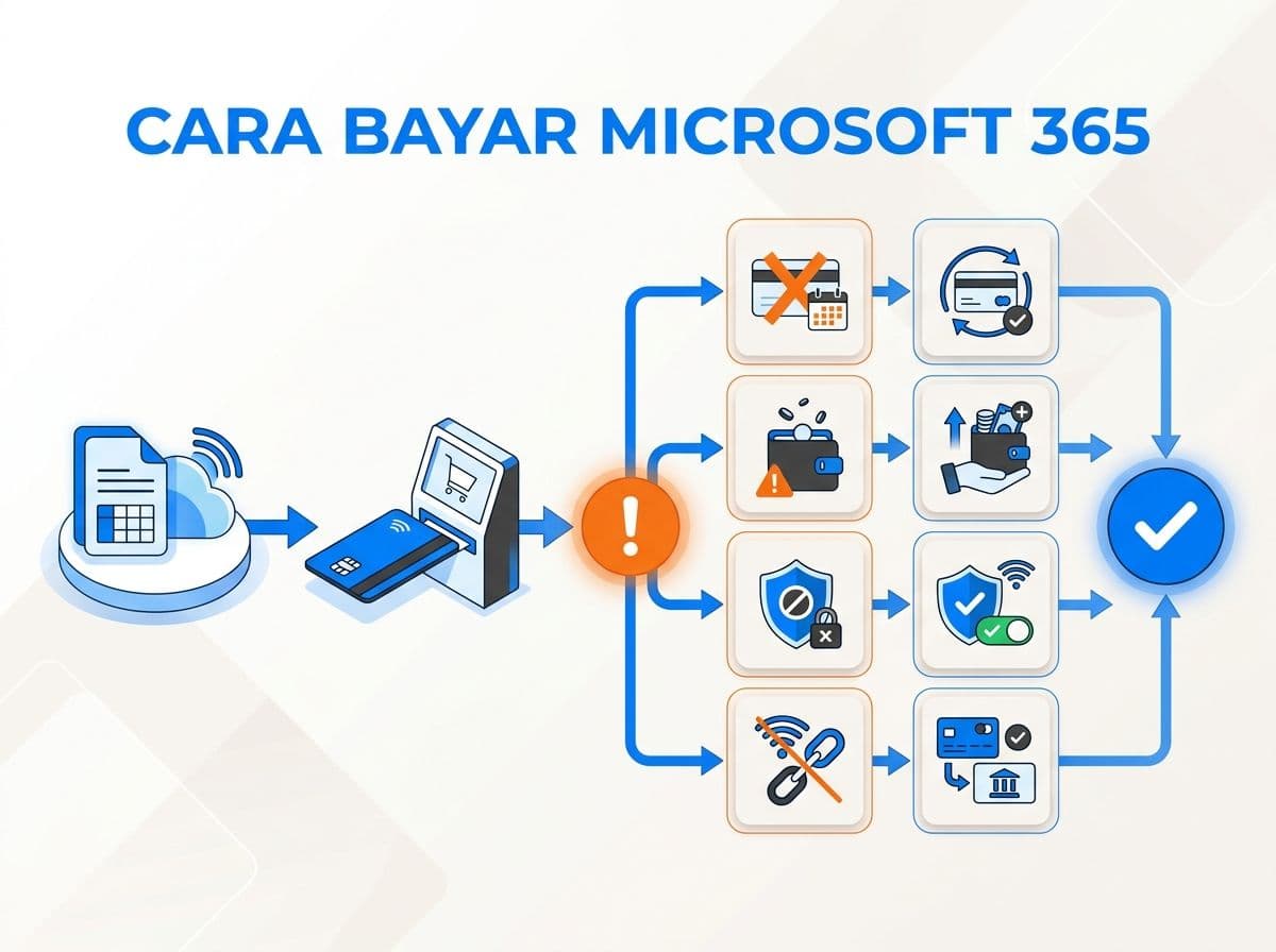 Microsoft 365 Business Gagal Bayar: Penyebab dan Solusi