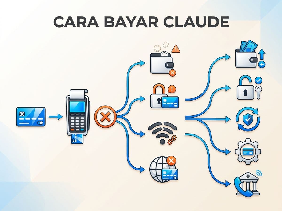 Claude Gagal Bayar atau Kartu Ditolak: Penyebab dan Solusi