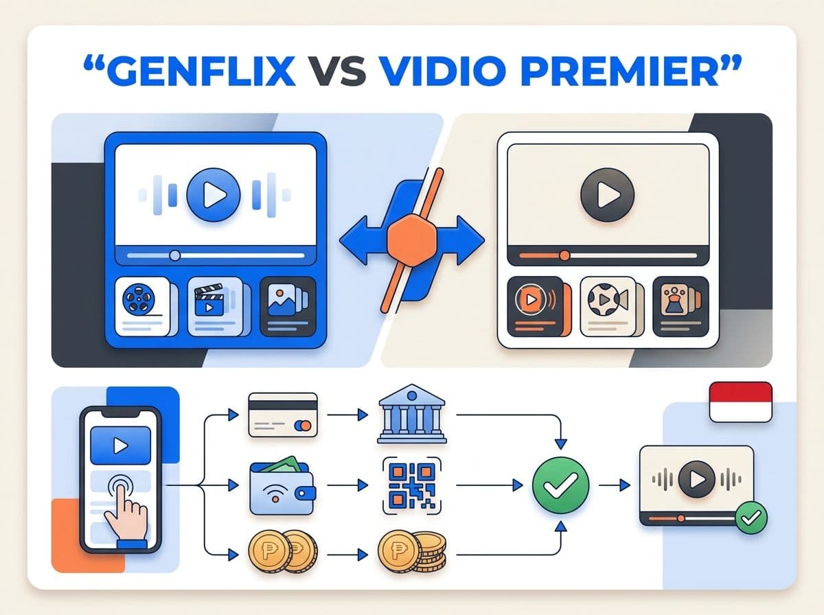 Genflix vs Vidio Premier Diamond: Cara Bayar dari Indonesia