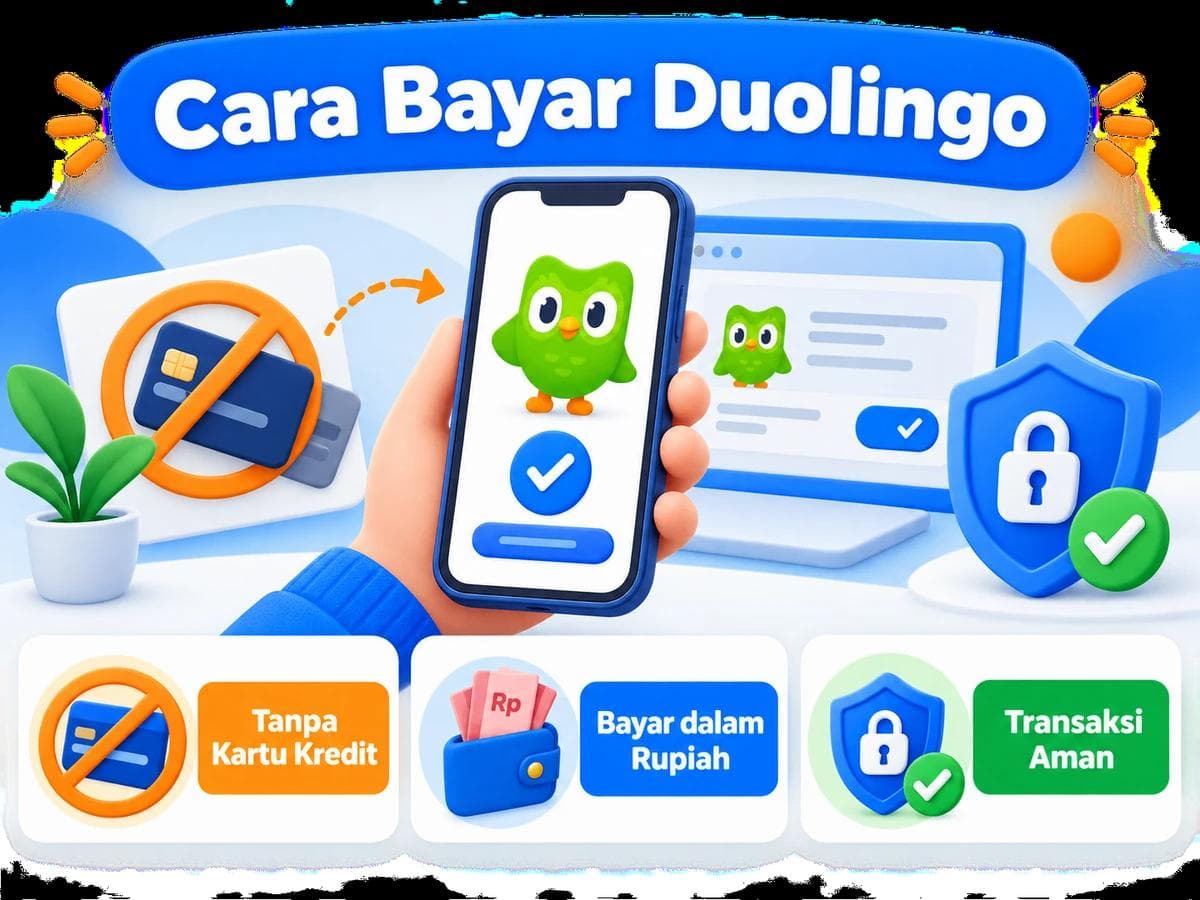 Cara Bayar Duolingo dari Indonesia Tanpa Kartu Kredit