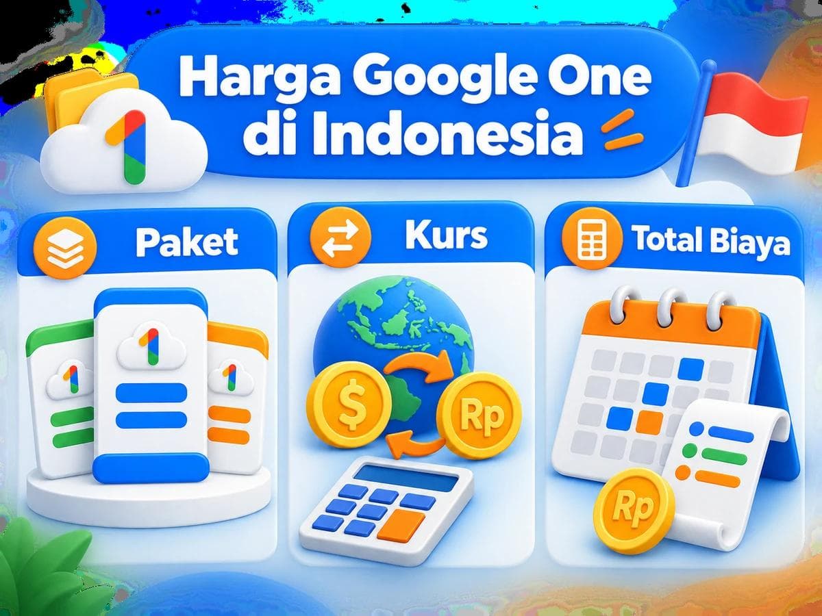 Harga Google One di Indonesia: Paket dan Total Rupiah