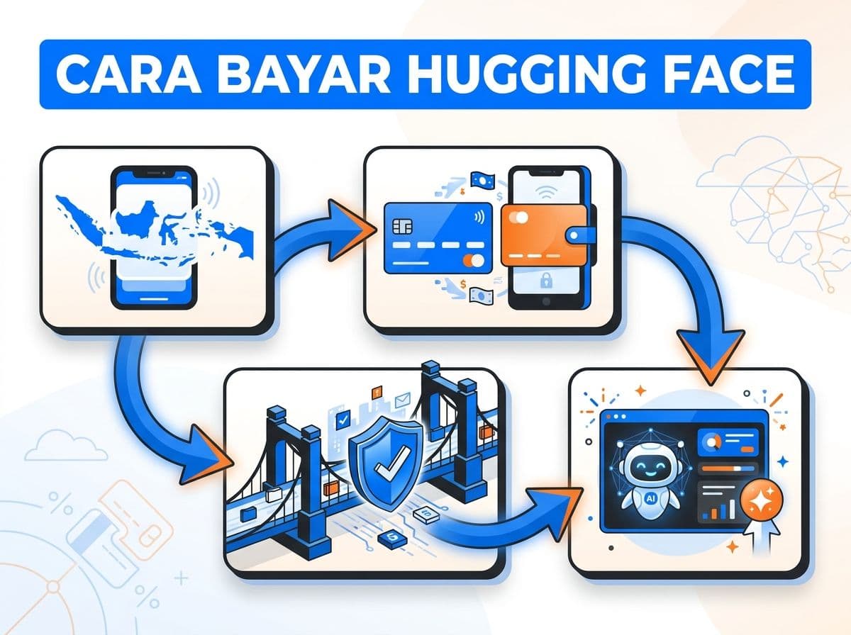 Cara Bayar Hugging Face Pro dari Indonesia