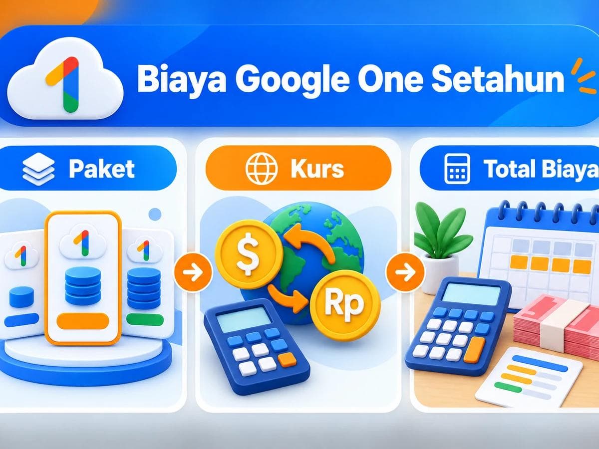 Berapa Total Biaya Langganan Google One Setahun dari Indonesia?