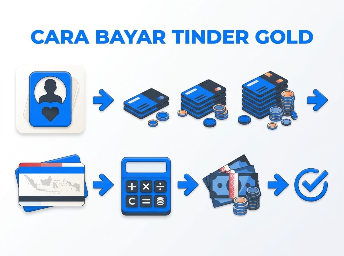 Cara Bayar Tinder Gold dari Indonesia: Paket & Total Rupiah