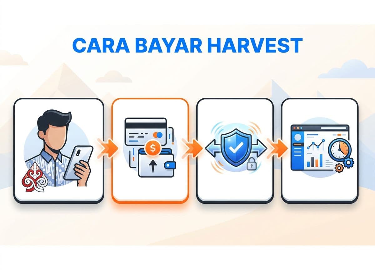 Cara Bayar Harvest dari Indonesia Tanpa Kartu Kredit