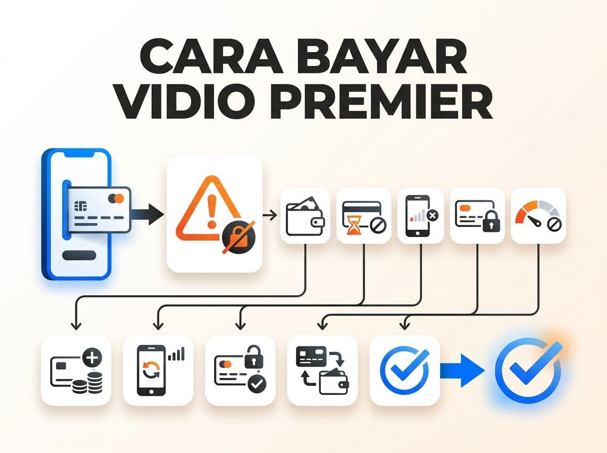 Vidio Premier Diamond Gagal Bayar atau Kartu Ditolak: Penyebab dan Solusi
