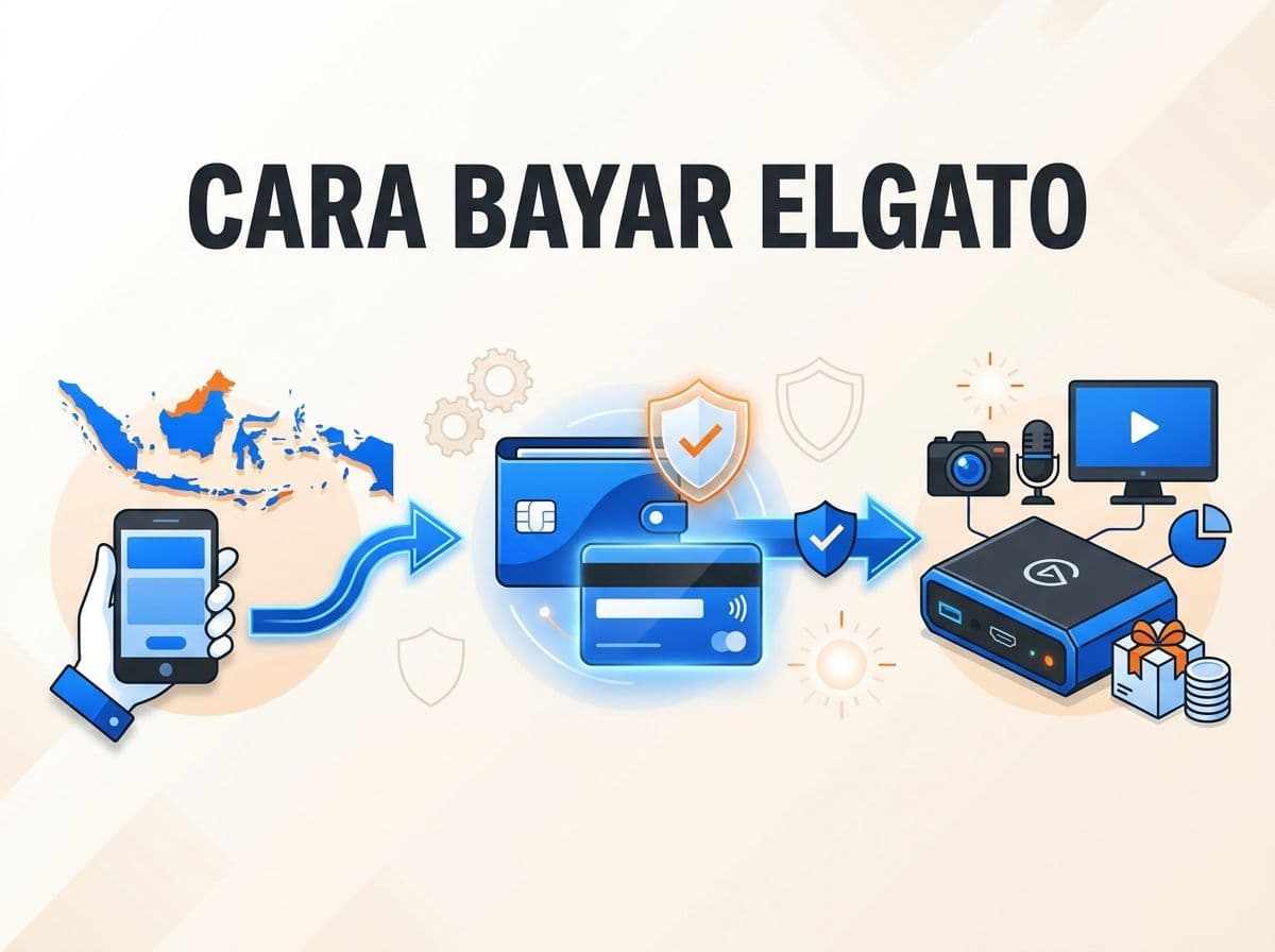 Cara Bayar Elgato dari Indonesia Tanpa Kartu Kredit
