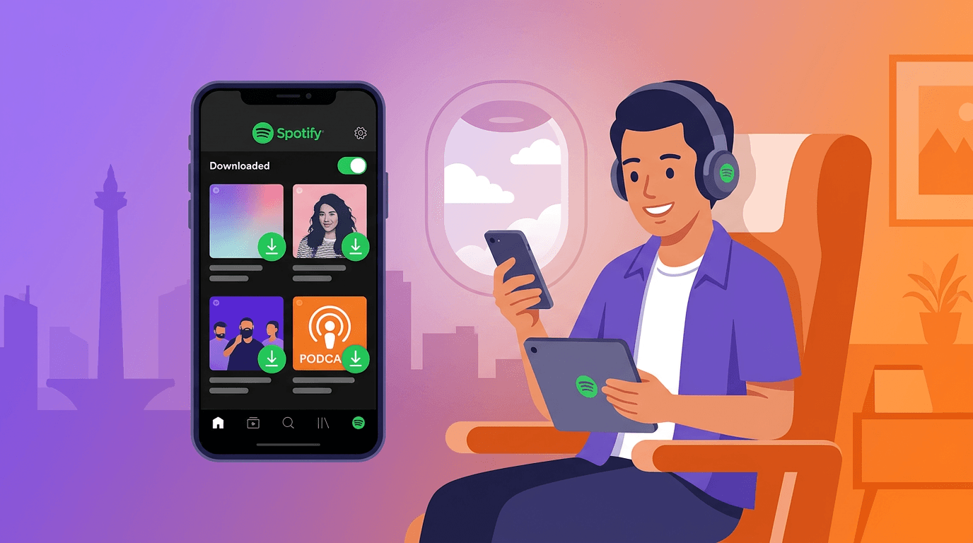 Cara Pakai Spotify Offline 2026: Dengar Musik Tanpa Internet