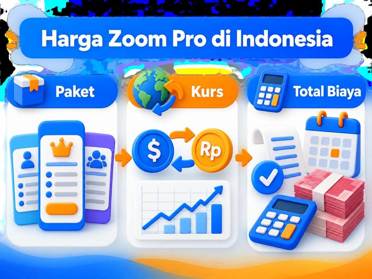 Harga Zoom Pro di Indonesia: Paket dan Total Rupiah