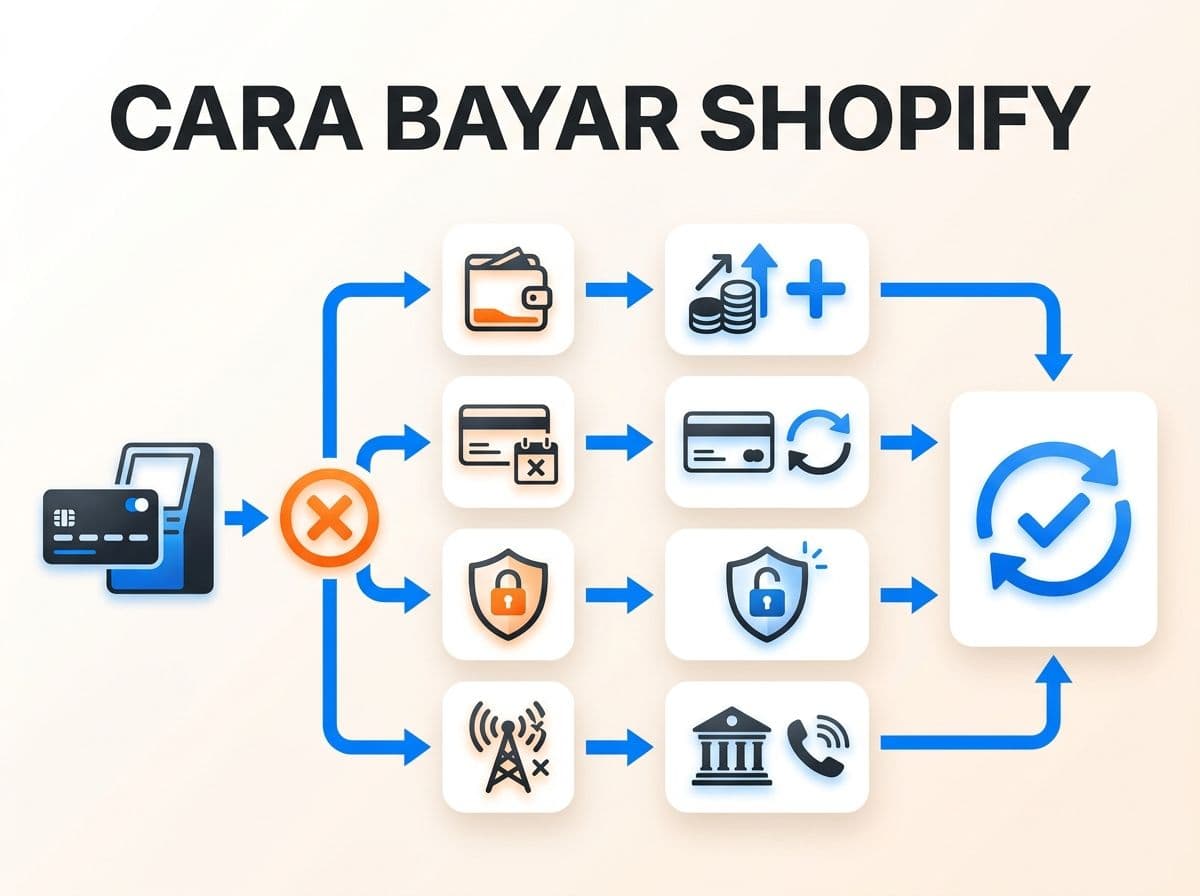 Shopify Gagal Bayar atau Kartu Ditolak: Penyebab dan Solusi