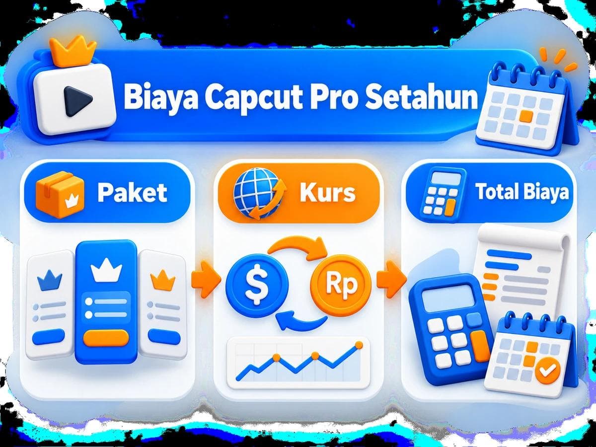 Berapa Total Biaya Langganan Capcut Pro Setahun dari Indonesia