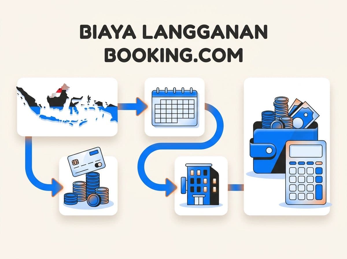 Berapa Total Biaya Langganan Booking.com Setahun dari Indonesia?