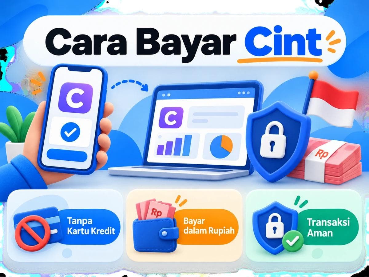 Cara Bayar Cint dari Indonesia Tanpa Kartu Kredit