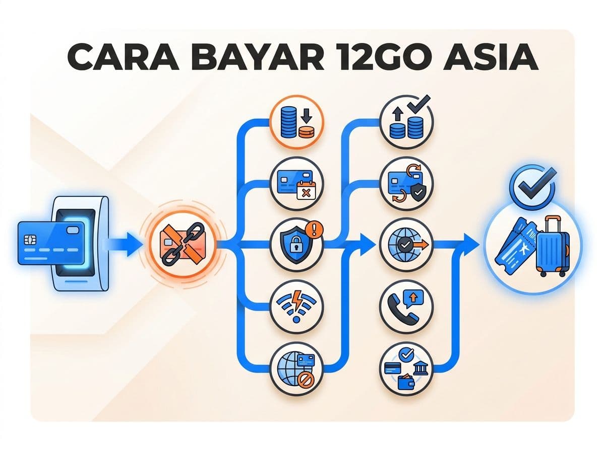 12Go Asia Gagal Bayar atau Kartu Ditolak: Penyebab dan Solusi