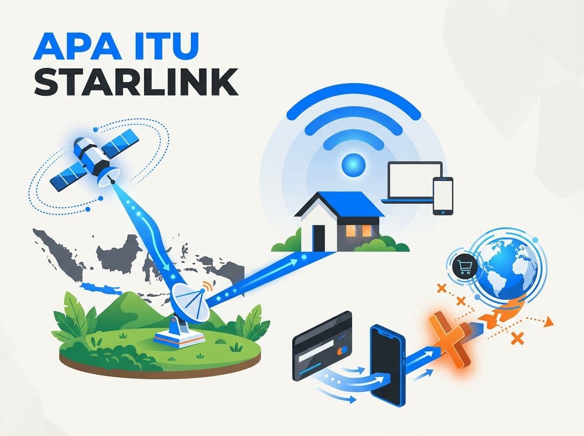 Apa Itu Starlink dan Kenapa Sulit Dibayar dari Indonesia