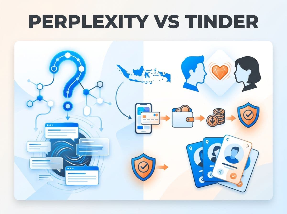 Perplexity Pro vs Tinder Plus: Harga dan Cara Bayar dari Indonesia