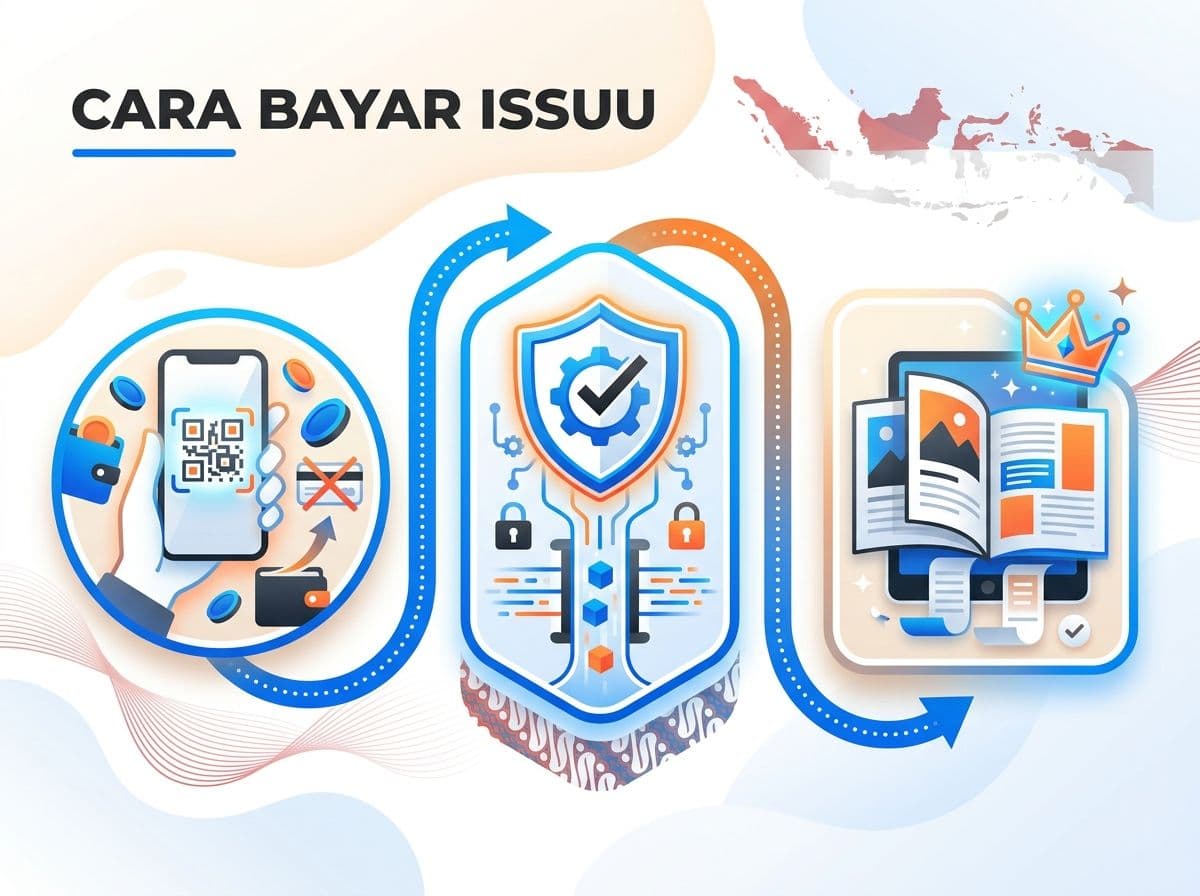 Cara Bayar Issuu Premium dari Indonesia Tanpa Kartu Kredit