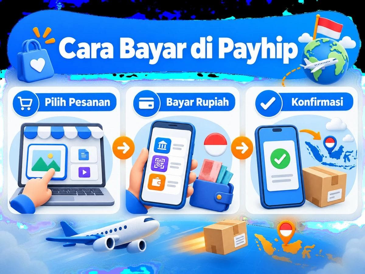 Cara Belanja dan Bayar di Payhip dari Indonesia