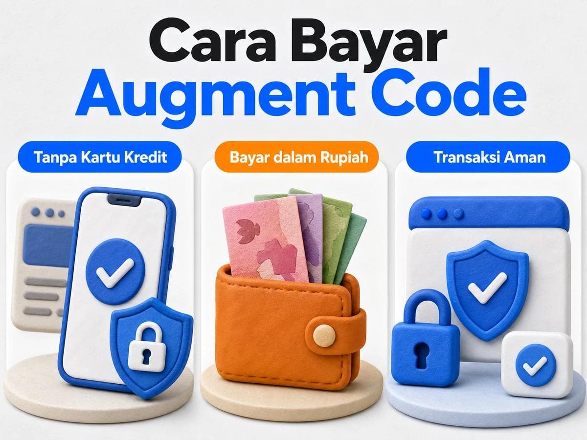 Cara Bayar Augment Code dari Indonesia Tanpa Kartu Kredit
