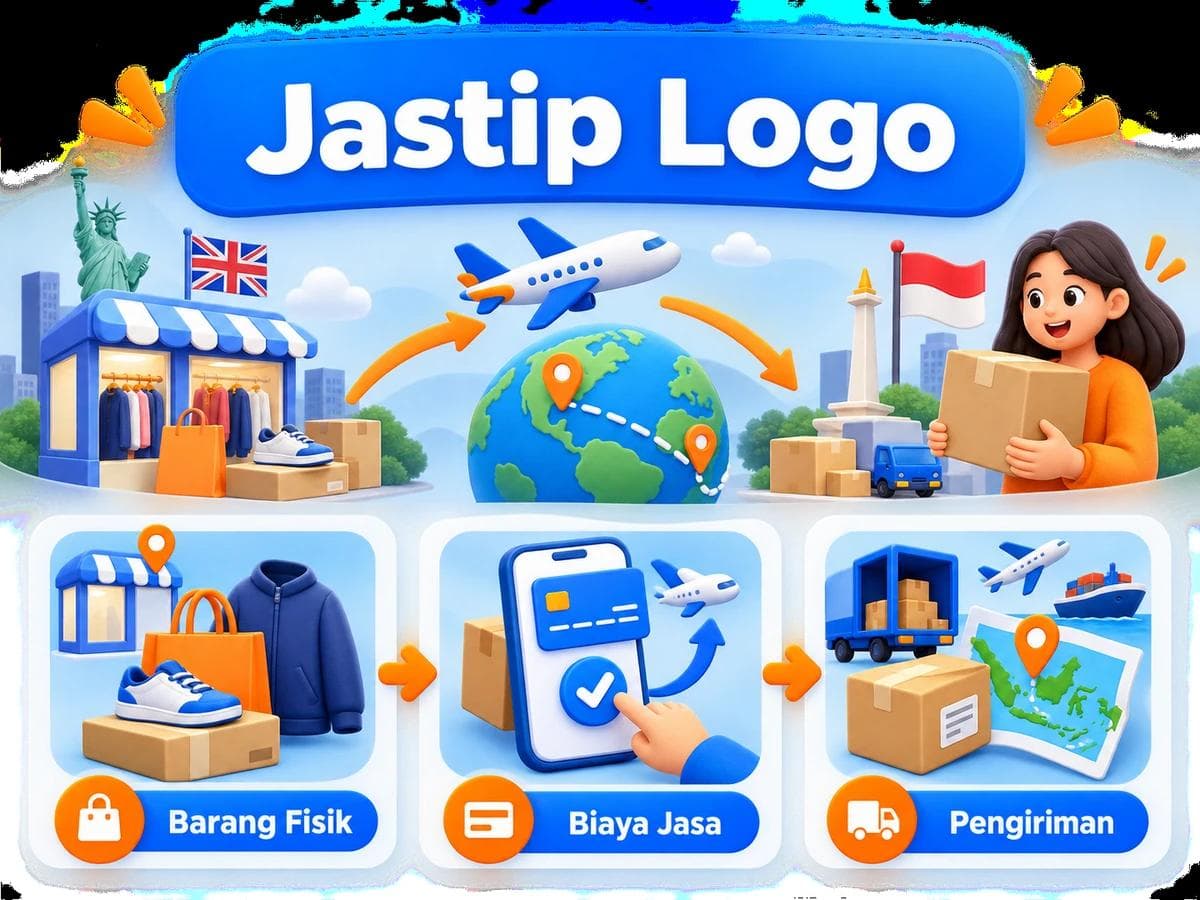Jastip Logo: Cara Kerja, Estimasi Biaya, dan Lama Pengiriman