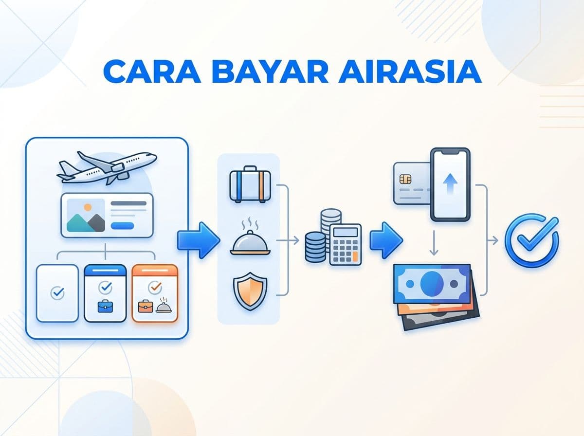 Cara Bayar AirAsia: Paket dan Total Rupiah