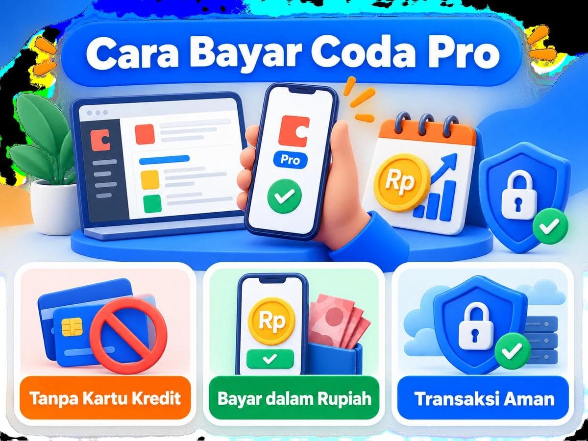 Cara Bayar Coda Pro dari Indonesia Tanpa Kartu Kredit