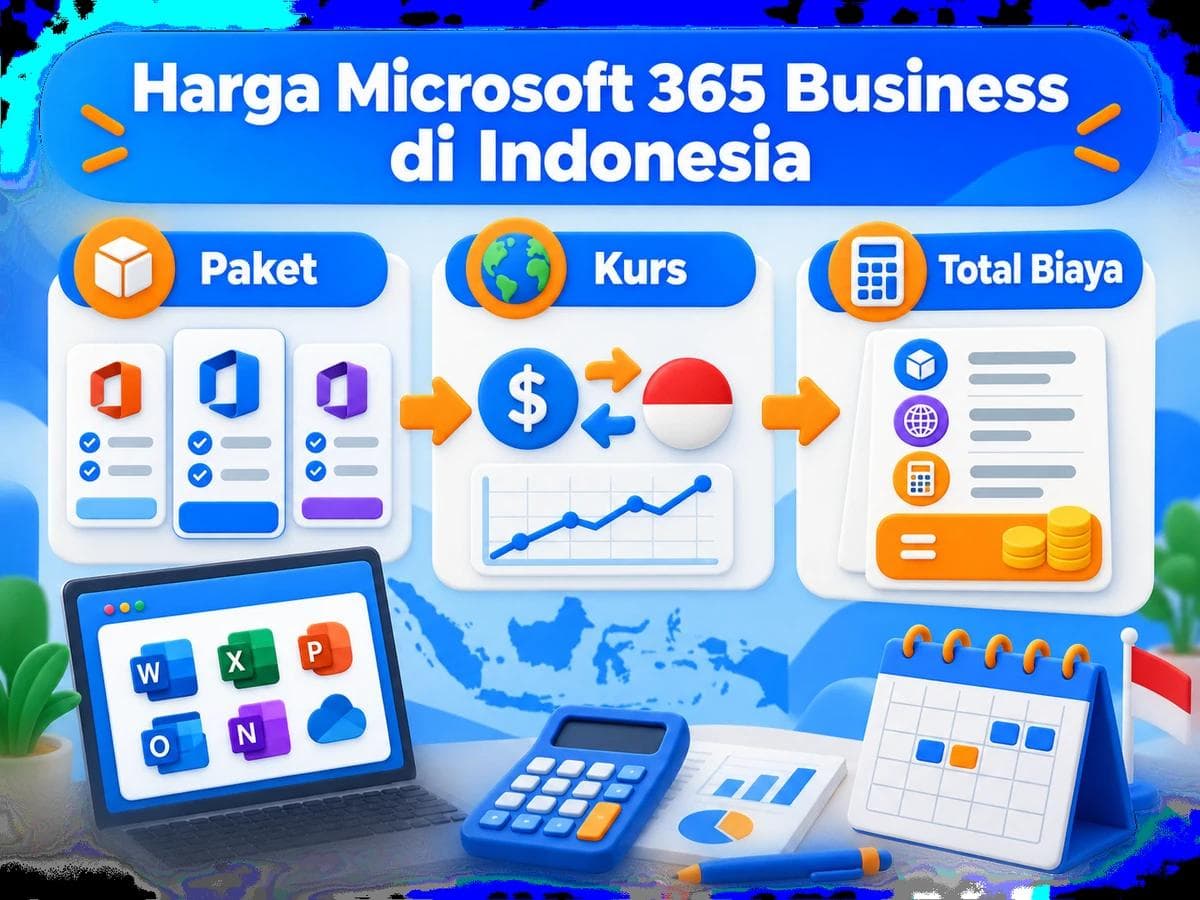 Harga Microsoft 365 Business di Indonesia: Paket dan Total Rupiah