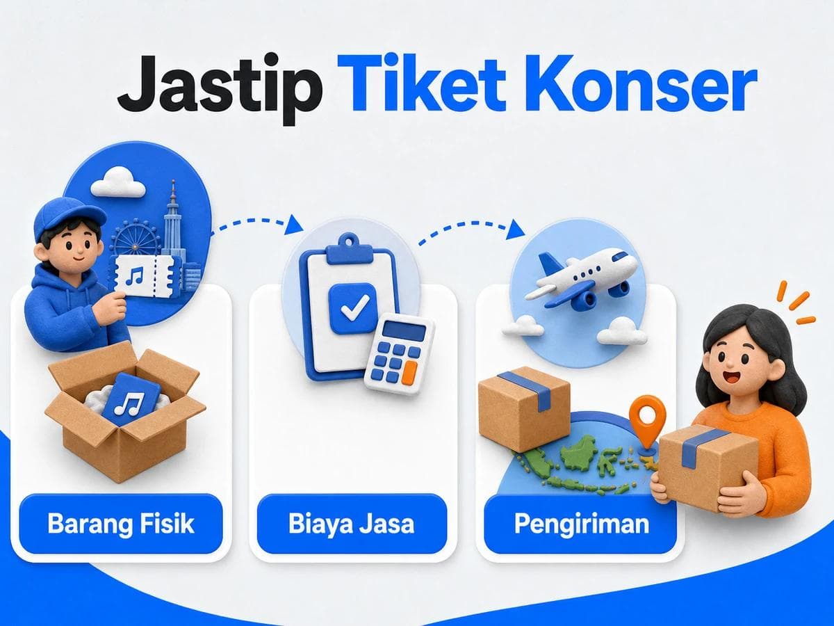 Jastip Tiket Konser: Cara Kerja, Estimasi Biaya, dan Lama Pengiriman