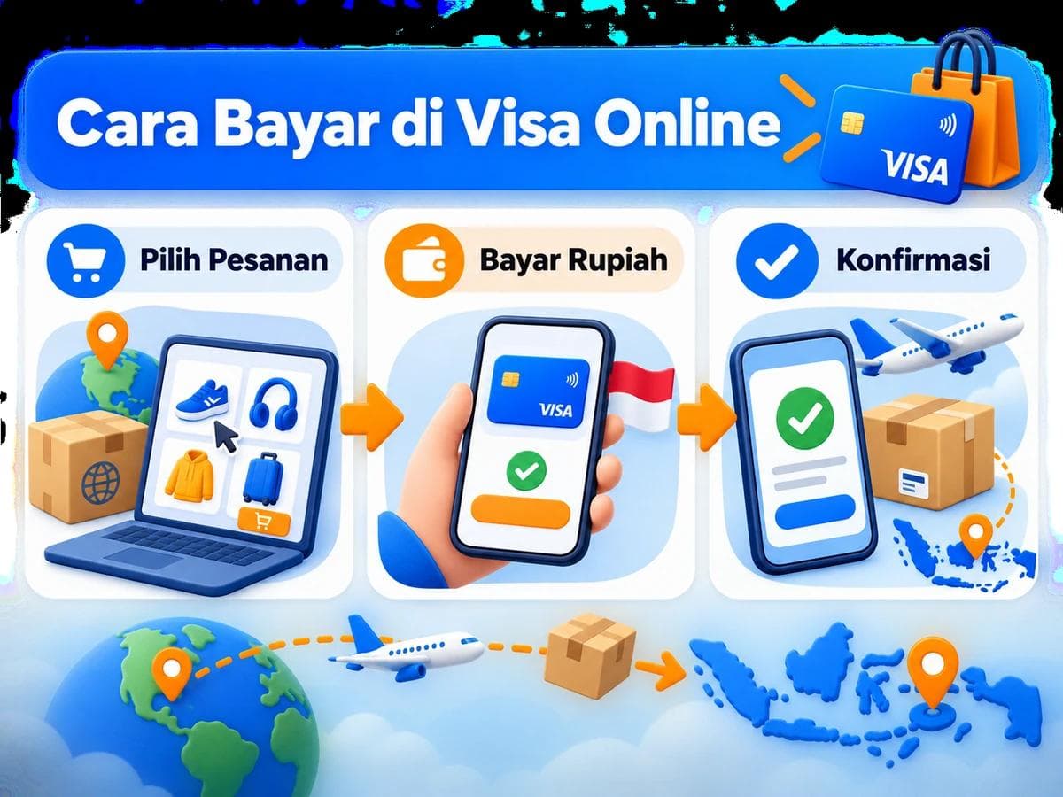 Cara Belanja dan Bayar di Visa Online dari Indonesia
