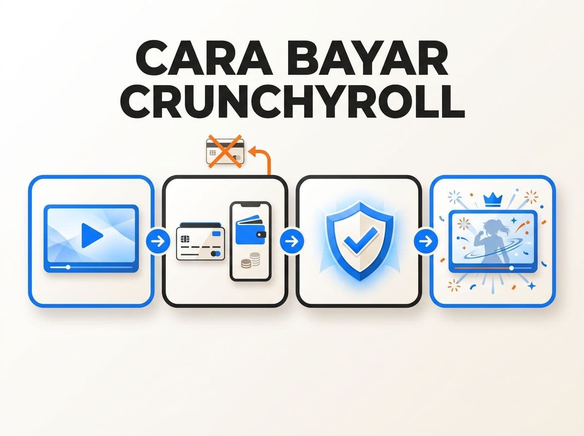 Crunchyroll Gagal Bayar? Begini Cara Bayar Crunchyroll yang Aman