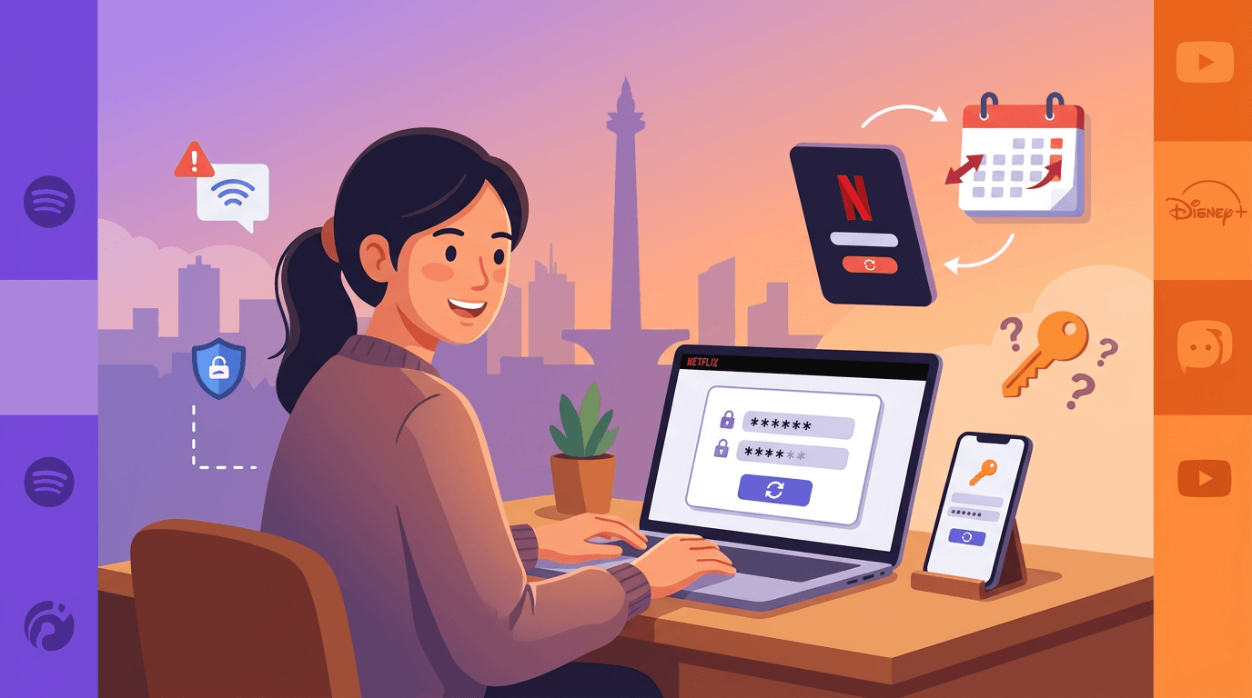 Cara Ganti Password Netflix 2026 (3 Cara Cepat & Aman)
