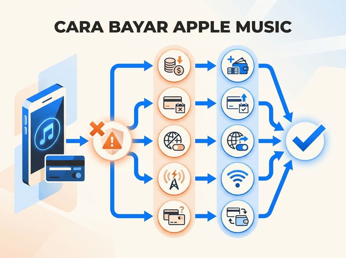 Apple Music Gagal Bayar atau Kartu Ditolak: Penyebab dan Solusi