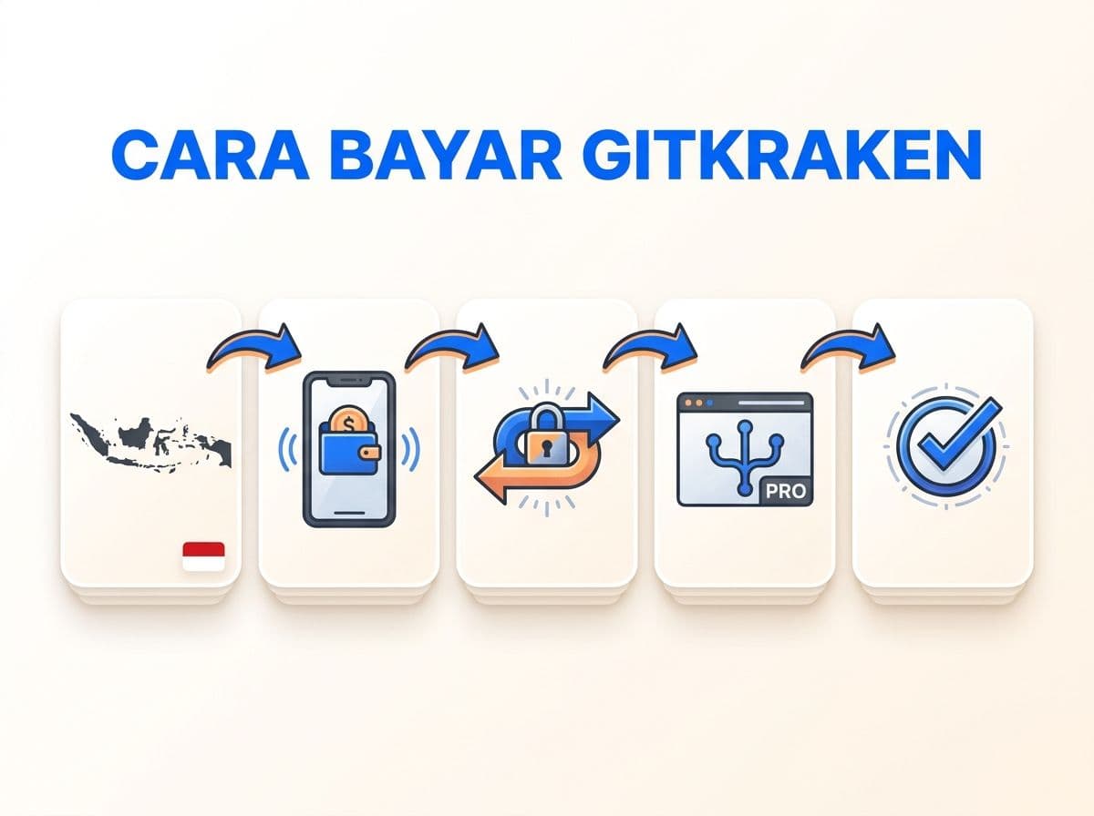 Cara Bayar GitKraken Pro dari Indonesia Tanpa Kartu Kredit