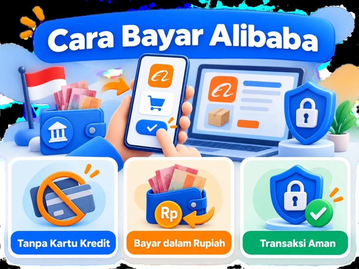 Cara Bayar Alibaba dari Indonesia Tanpa Kartu Kredit